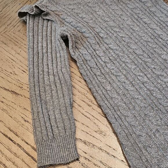 Okie Dokie Gray Knit Sweater Dress 4T - Picture 2 of 8
